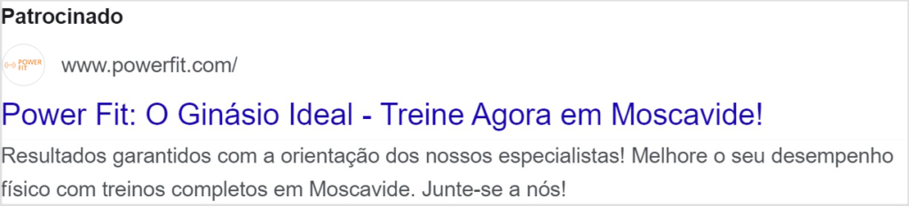 Google Search ad